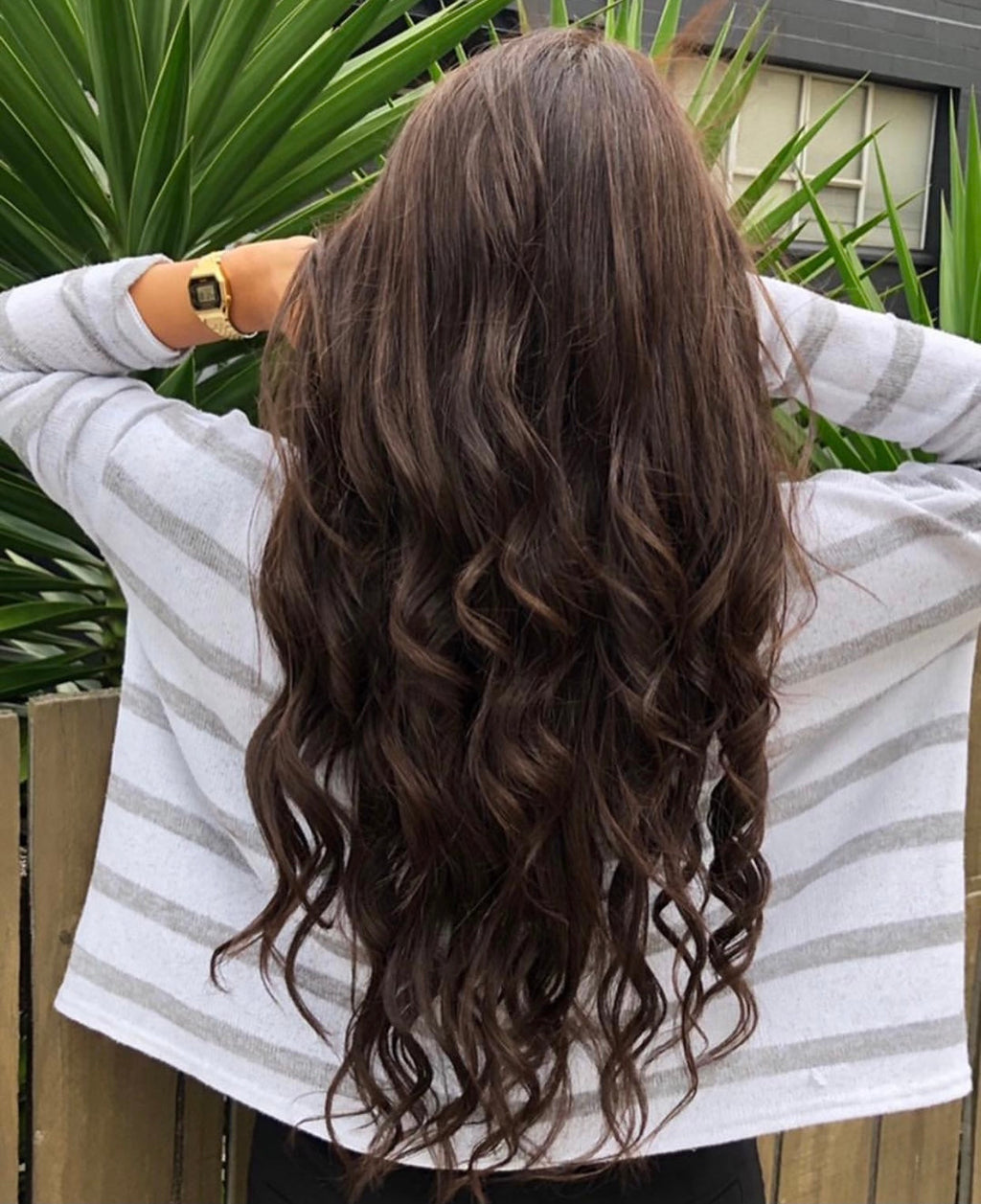 #2 Dark Brown Classic Clip In Hair Extensions 9pcs