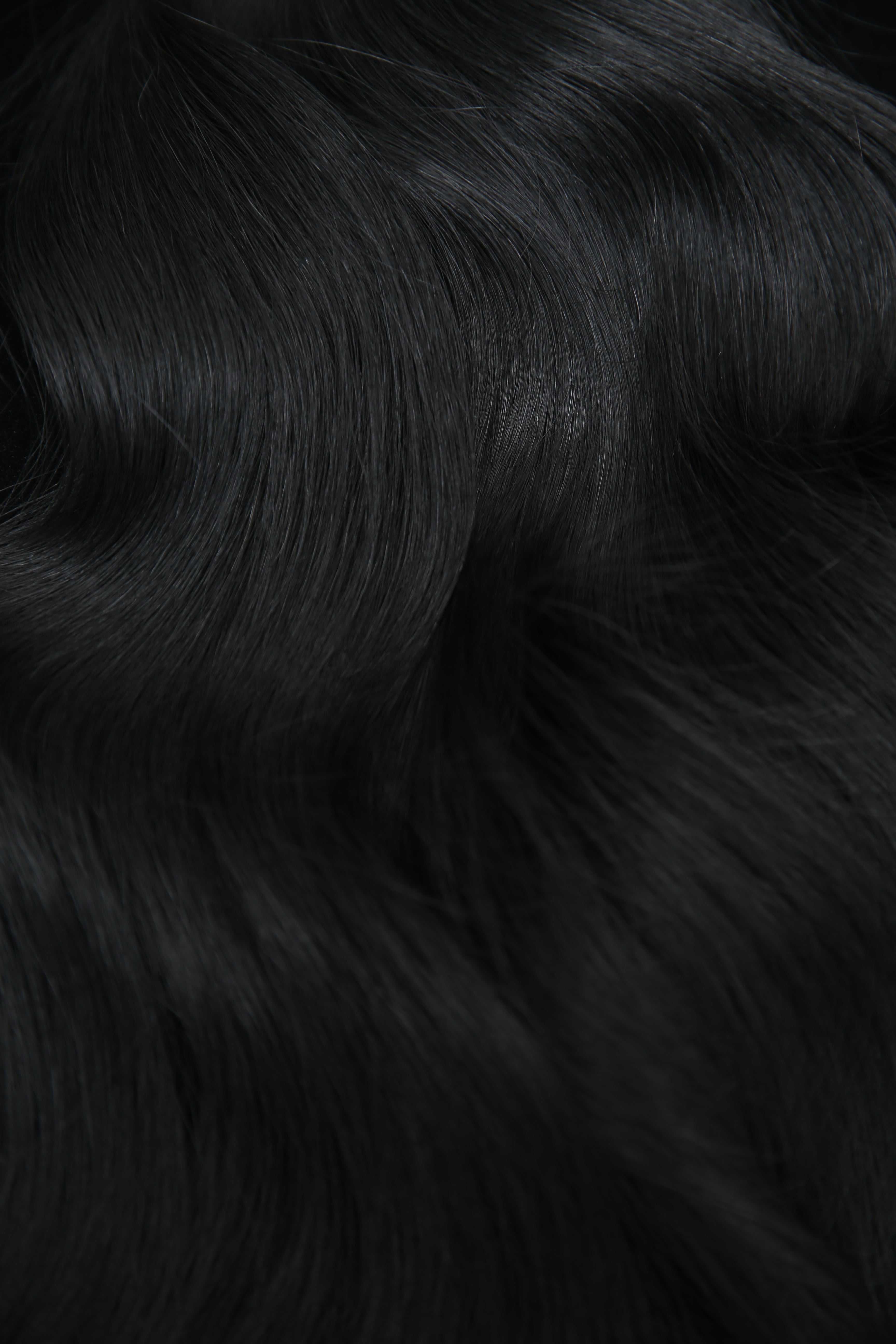 #1 Jet Black Classic Clip In Hair Extensions 9pcs