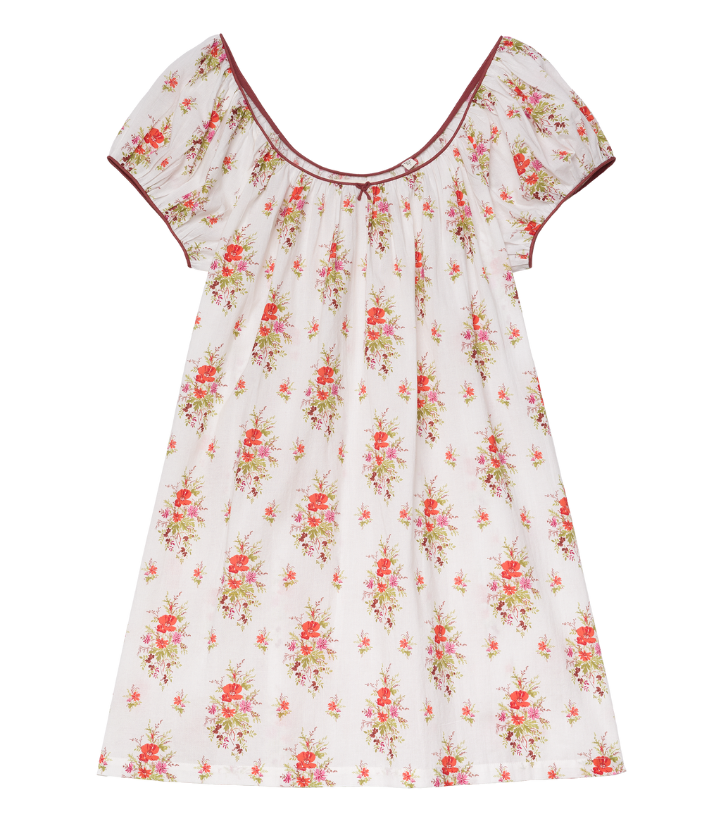 Julia Dress in Rose Petit Bouquet de Chamonix Print