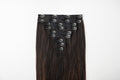 #Off Black Balayage Classic Clip In Hair Extensions 9pcs