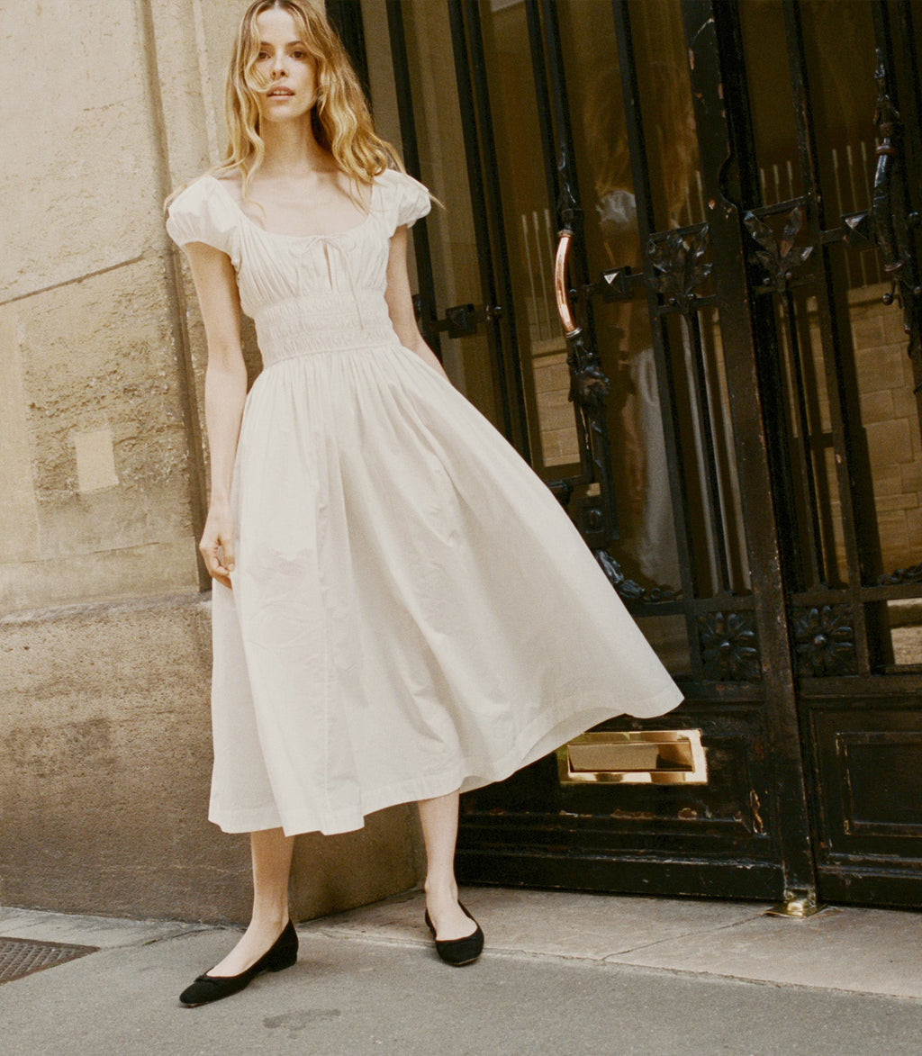 Quinn Dress in Salt