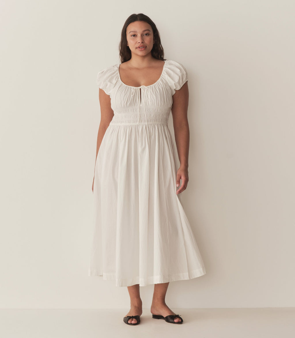 Quinn Dress in Salt