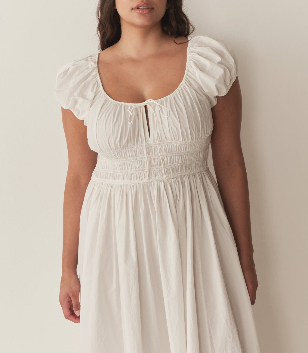 Quinn Dress in Salt