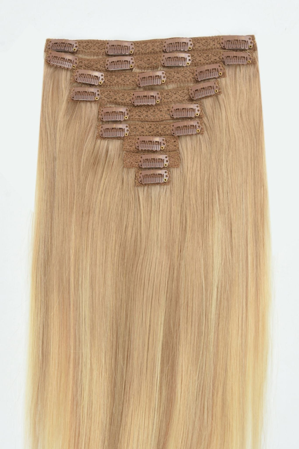 #Sandy Blonde Balayage Classic Clip In Hair Extensions 9pcs